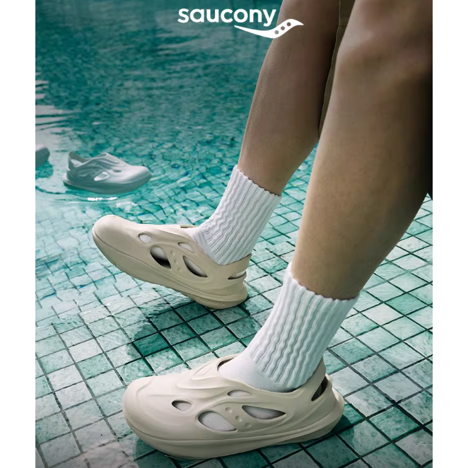 《4AM寅選》Saucony索康尼 CRADLE YAT 洞洞鞋 包頭鞋 透氣 舒適 防滑 沙灘 戶外 潮流 流行-細節圖8