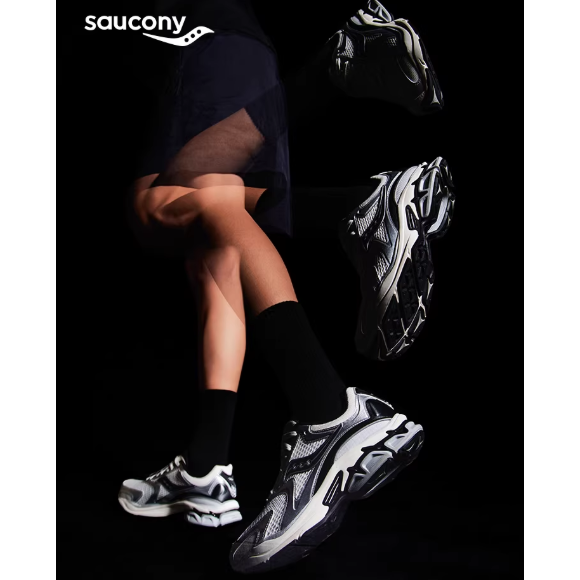 《4AM寅選》 Saucony索康尼 GRID FUSION LC 運動跑鞋 運動鞋 復古鞋 復古運動鞋 復古跑鞋-細節圖2