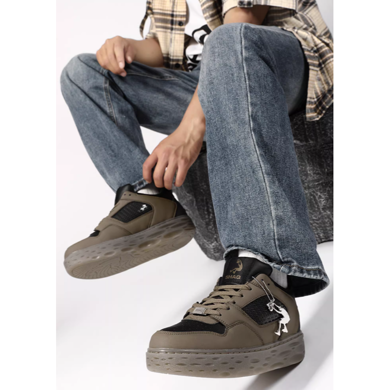 《4AM寅選》 SHAQ鯊魚 Crater S1 Air 歐尼爾 小白鞋 板鞋 空軍 增高 運動 滑板鞋 運動鞋-細節圖3