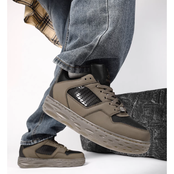 《4AM寅選》 SHAQ鯊魚 Crater S1 Air 歐尼爾 小白鞋 板鞋 空軍 增高 運動 滑板鞋 運動鞋-細節圖4