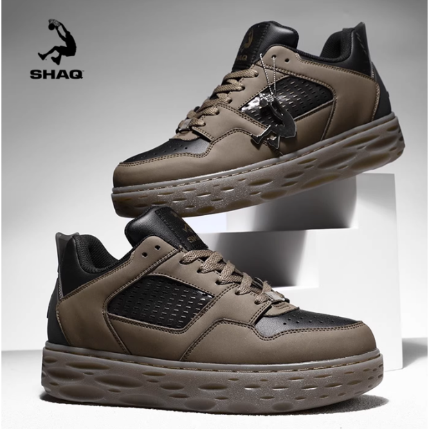 《4AM寅選》 SHAQ鯊魚 Crater S1 Air 歐尼爾 小白鞋 板鞋 空軍 增高 運動 滑板鞋 運動鞋-細節圖7