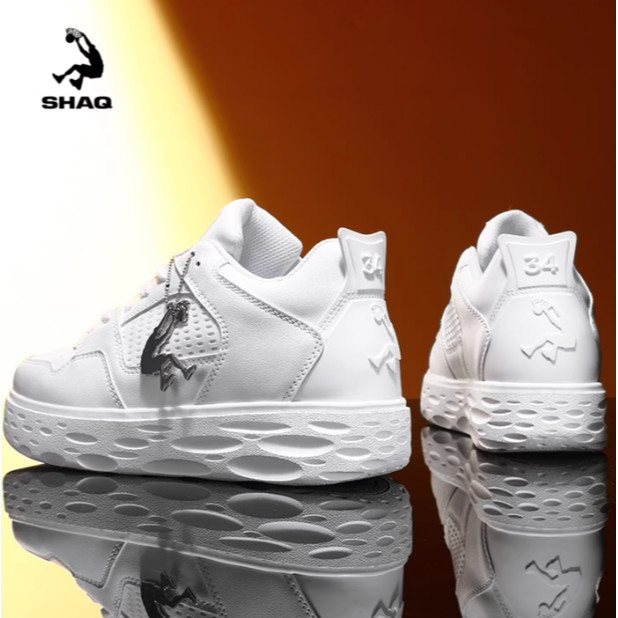 《4AM寅選》 SHAQ鯊魚 Crater S1 Air 歐尼爾 小白鞋 板鞋 空軍 增高 運動 滑板鞋 運動鞋-細節圖8