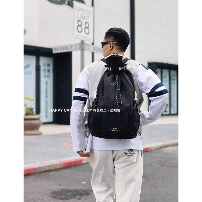 《4AM寅選》 0592玲吾玖二 顯眼包 拳擊背包 背包 官方正品 旅行 雙肩包 旅行背包 後背包 電腦包 出遊-細節圖7