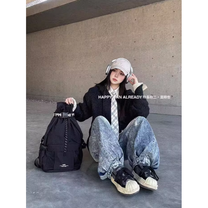 《4AM寅選》 0592玲吾玖二 顯眼包 拳擊背包 背包 官方正品 旅行 雙肩包 旅行背包 後背包 電腦包 出遊-細節圖8