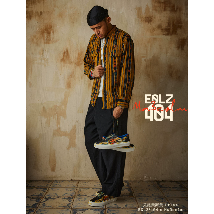 《4AM寅選》EQLZ義闊 X Ma3colm 404 卡米然 聯名 帆布鞋 滑板鞋 板鞋 Equalizer-細節圖10