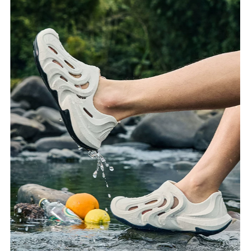 《4AM寅選》 Qiaodan中喬 山神洞洞鞋 溯溪拖鞋 運動 透氣 增高 恢復拖鞋 戶外 沙灘 露營-細節圖3