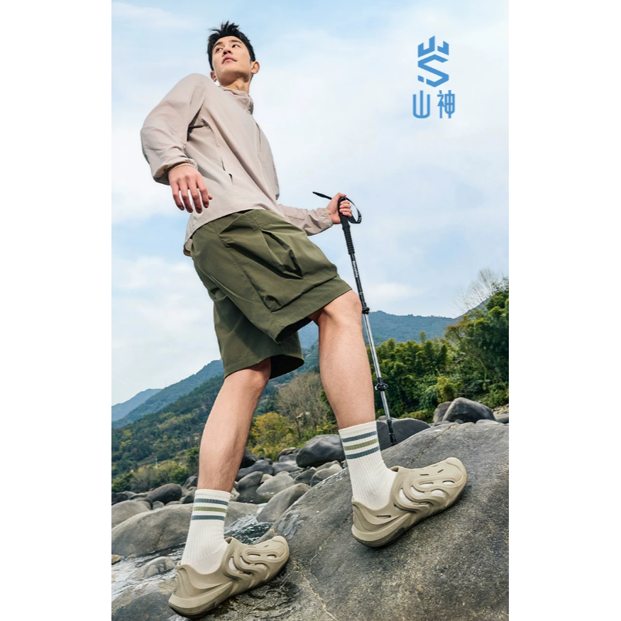 《4AM寅選》 Qiaodan中喬 山神洞洞鞋 溯溪拖鞋 運動 透氣 增高 恢復拖鞋 戶外 沙灘 露營-細節圖6
