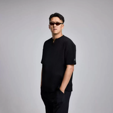 《4AM寅選》 Unshackled 潮流素T 老錢風 華夫格 短T T-Shirt 素T-細節圖4