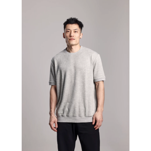 《4AM寅選》 Unshackled 潮流素T 老錢風 華夫格 短T T-Shirt 素T-細節圖6