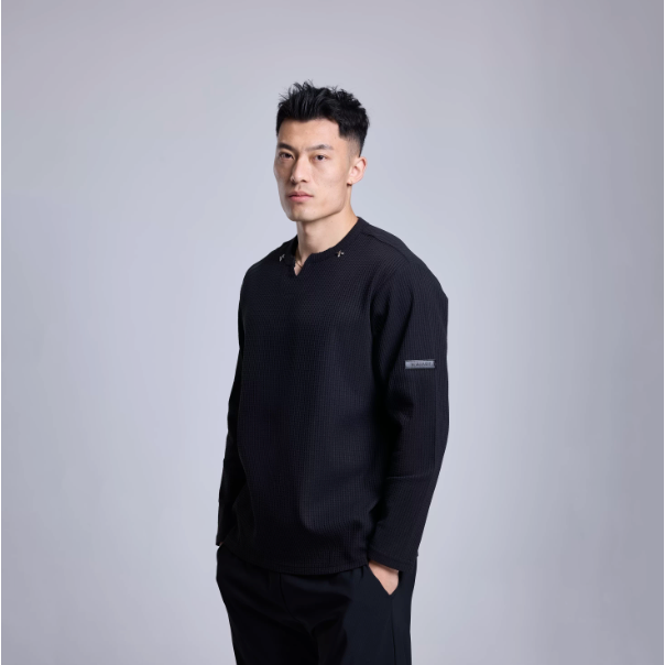 《4AM寅選》 Unshackled 潮流素T 老錢風 華夫格 短T T-Shirt 素T-規格圖7