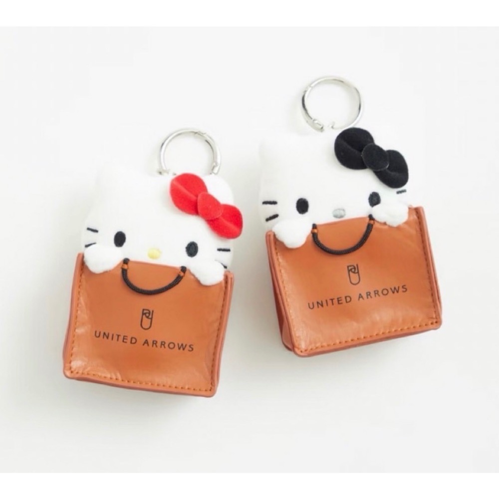 HELLO KITTY × UNITED ARROWS 聯名吊飾(黑色）-細節圖2