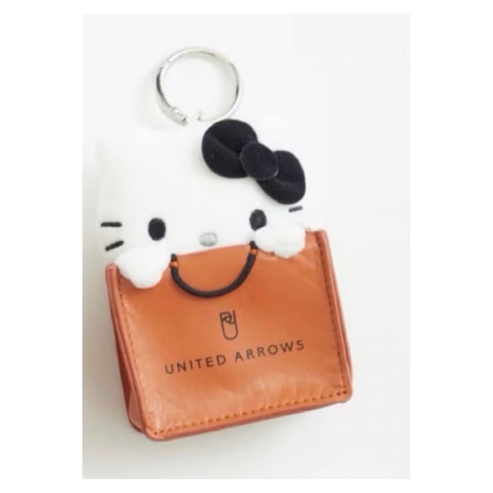 HELLO KITTY × UNITED ARROWS 聯名吊飾(黑色）-規格圖5