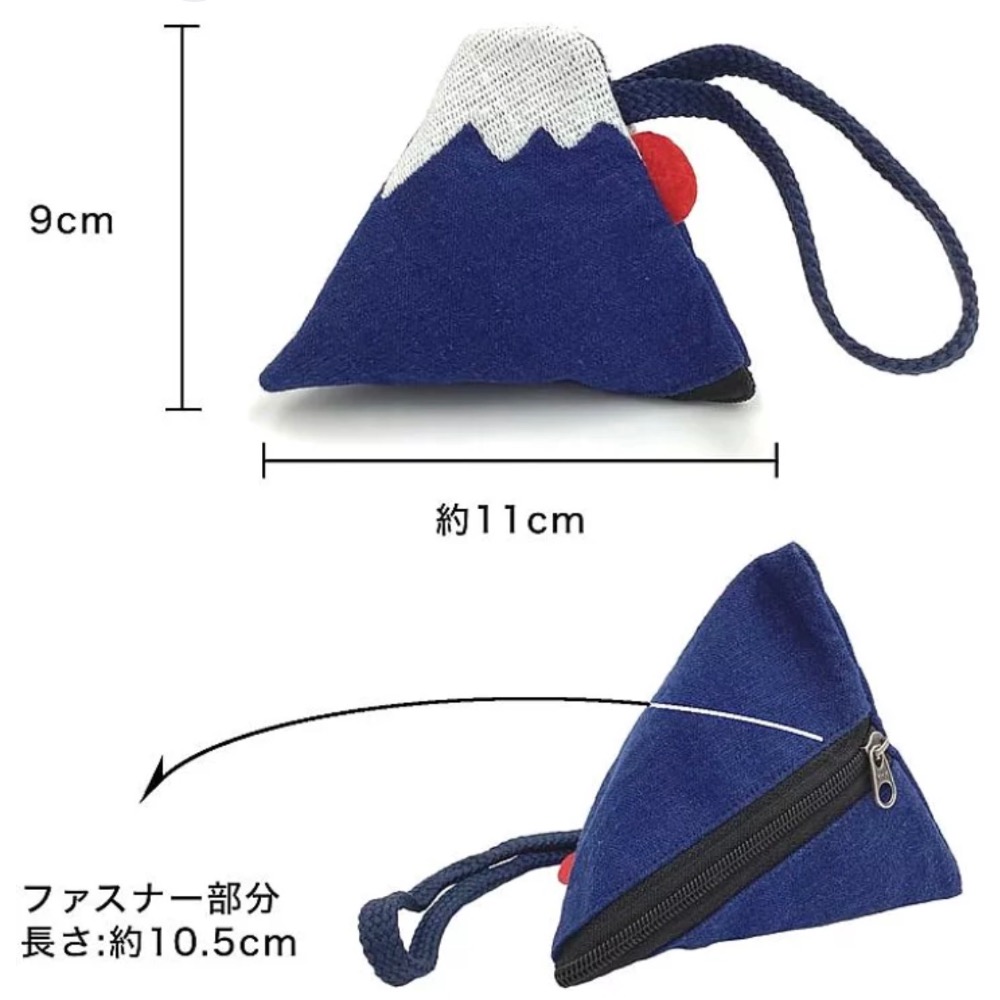 日本🇯🇵富士山立體造型拉鍊收納零錢包-細節圖2