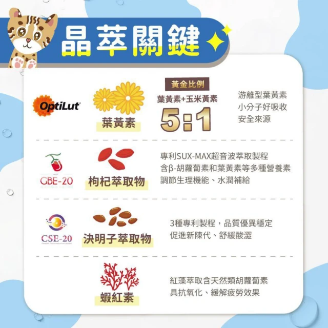 【藥局直營】力森生醫 兒童天然金盞花晶亮咀嚼錠（含葉黃素）|枸杞|決明子萃|紅藻 大昕藥局-細節圖2
