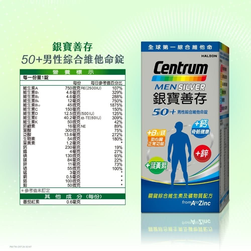 【藥局直營】(多件優惠請聊聊)善存男性綜合維他命錠 120錠/盒|綜合維他命 大昕藥局-細節圖6
