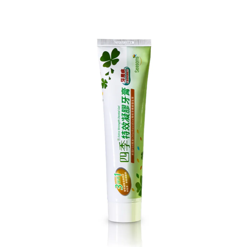 【藥局直營】四季特效凝膠牙膏 150g 牙醫師推薦配方 大昕藥局-細節圖2