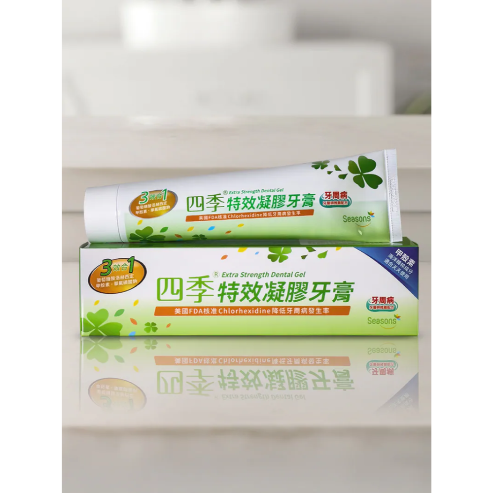 【藥局直營】四季特效凝膠牙膏 150g 牙醫師推薦配方 大昕藥局-細節圖4