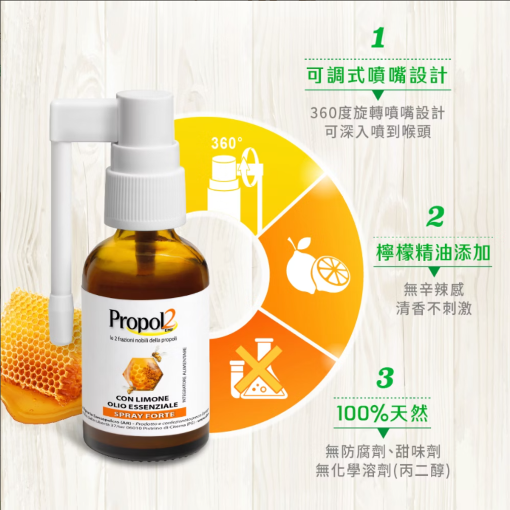 【藥局直營】【Aboca 維奇草本】CAPE雙蜂膠噴劑 Propol2 EMF 雙蜂膠噴霧 30 mL 大昕藥局-細節圖4