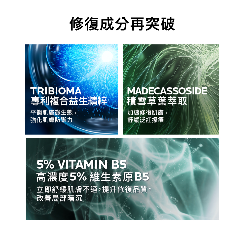 【藥局直營】La Roche Posay理膚寶水 B5+全面修復霜(升級版) 100ml 贈15mL*1及適樂膚體驗包-細節圖6