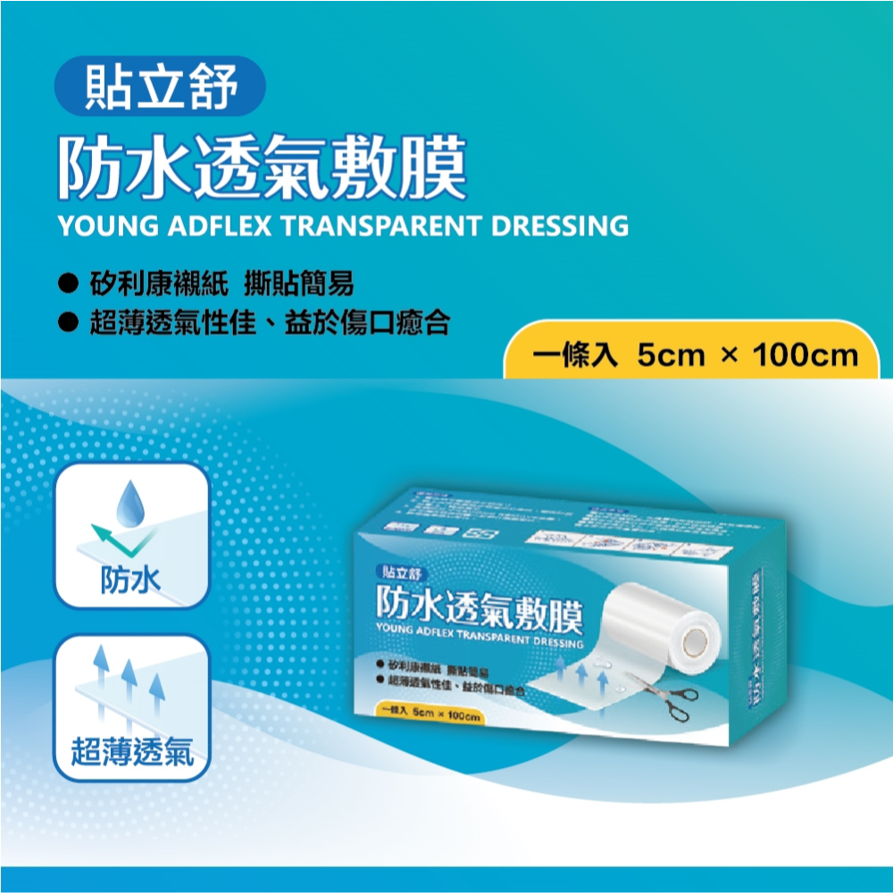 【藥局直營】貼立舒 防水薄膜隨意剪急救絆 大昕藥局-細節圖3