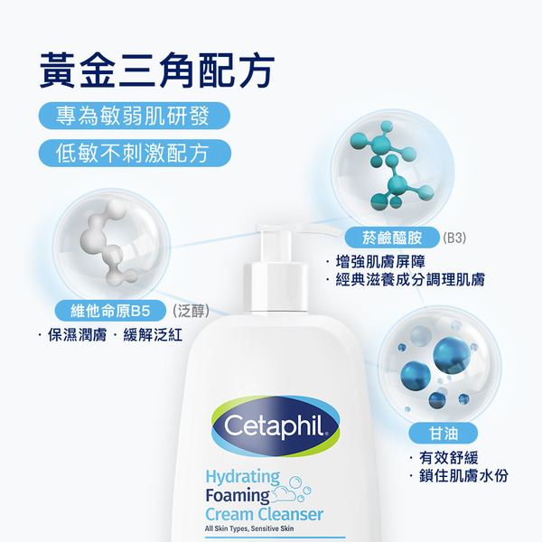 【藥局直營】舒特膚 Cetaphil 全效泡泡潔膚乳 236ml 大昕藥局-細節圖3
