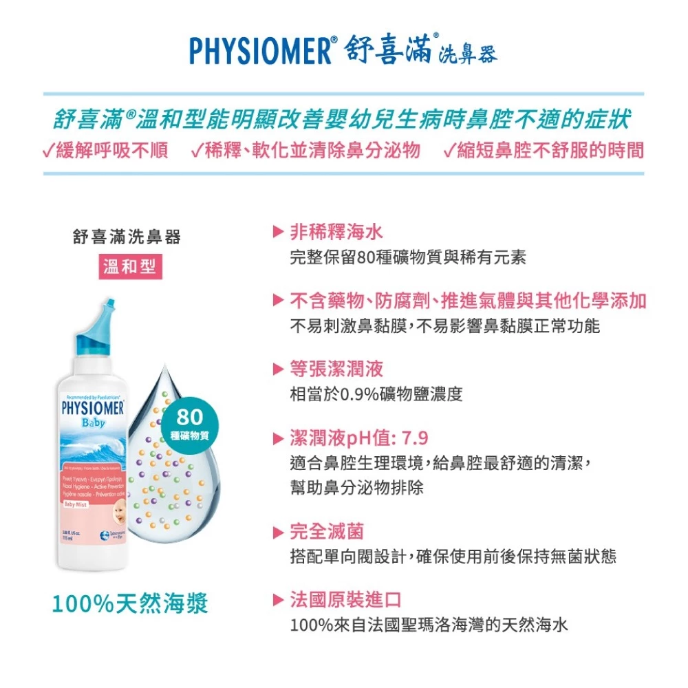 【藥局直營】科瑪 舒喜滿 洗鼻器 (一般型/加強型/溫和型/高張型) 內含潔潤液 大昕藥局-細節圖8