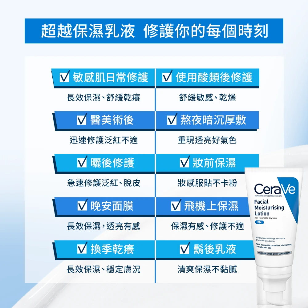 【藥局直營】CeraVe 適樂膚-全效超級修護乳 52ml |三重神經醯胺|菸鹼醯胺 (買即隨機贈適樂膚小樣)-細節圖9