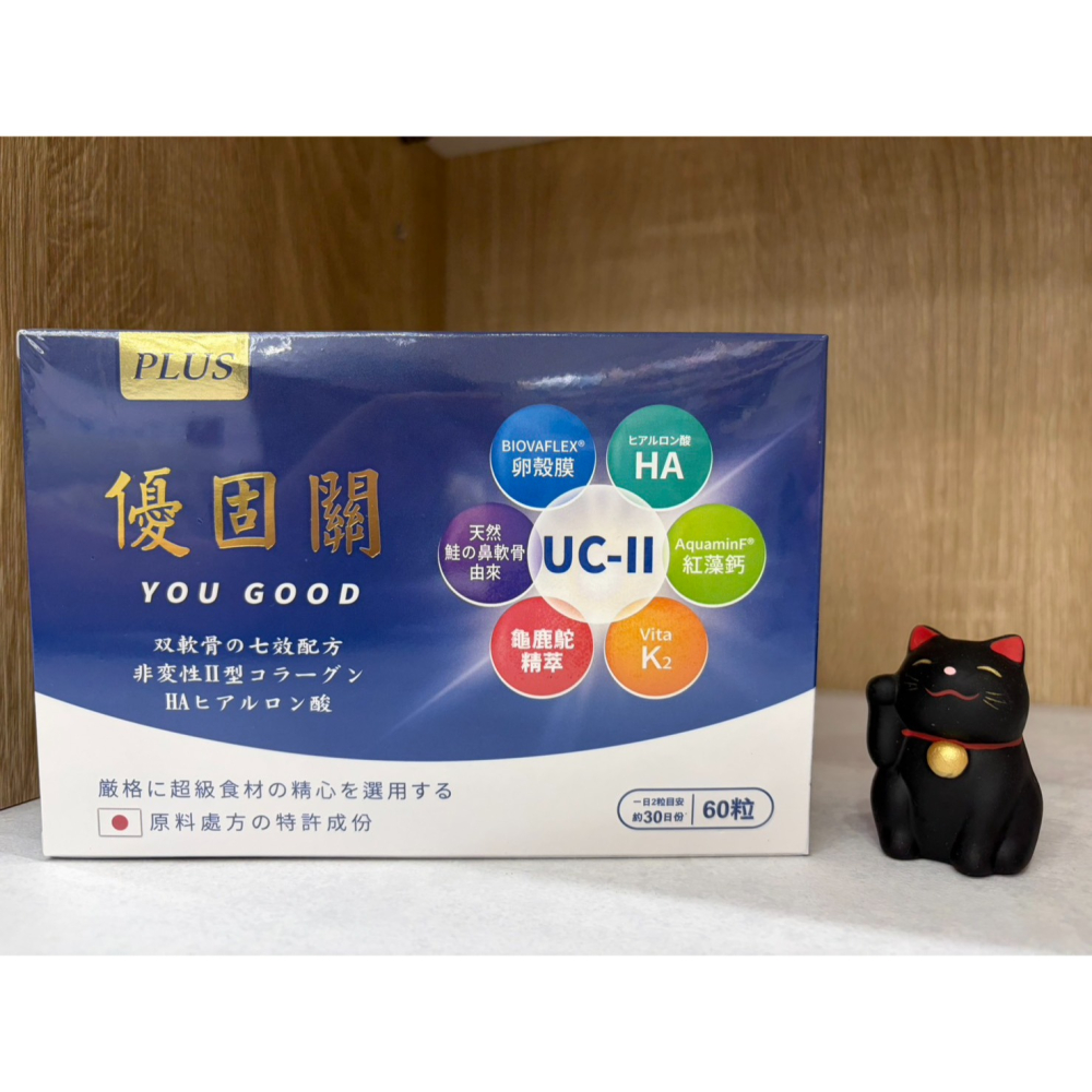 【藥局直營】優固關雙軟骨膠囊  BiovaFlex®蛋殼膜|龜板|鹿角|鴕鳥精|玻尿酸|非變性第二型膠原蛋白 大昕藥局-細節圖2