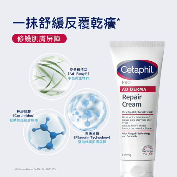 【藥局直營】舒特膚AD益膚康修護舒敏乳霜 226g |麥冬根植 |聚絲蛋白 |神經醯胺 大昕藥局-細節圖3