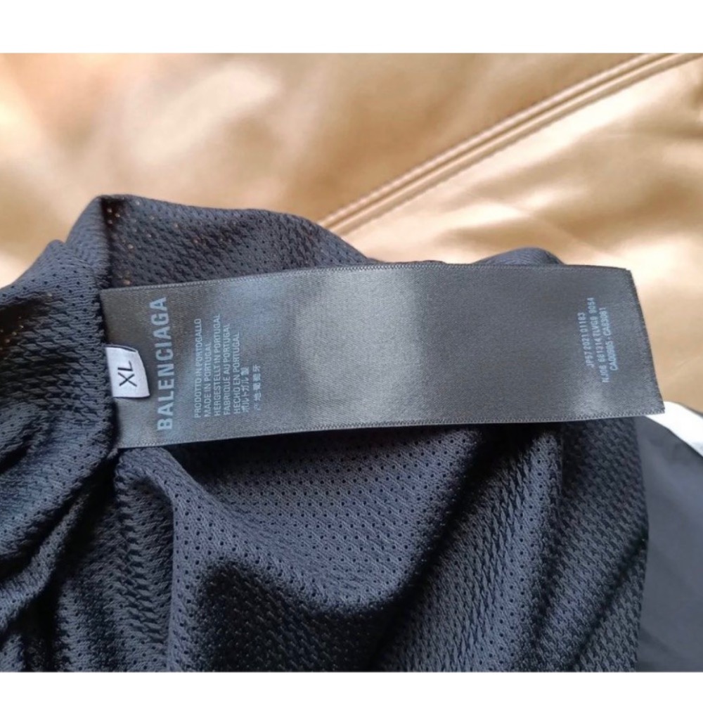 Balenciaga Adidas 2023聯名尼龍新款尼龍寬鬆外套時尚休閒拉鍊字母刺繡巴黎世家愛迪達同款-細節圖8