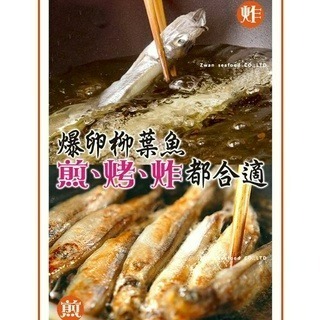 【張家海陸網】爆卵柳葉魚 300g-細節圖2
