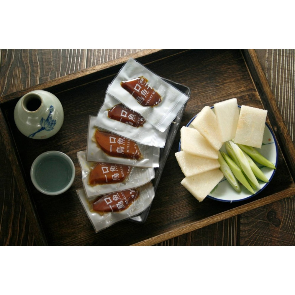 【張家海陸網】一口烏魚子 10-12片 每袋75g 台灣野生-細節圖5