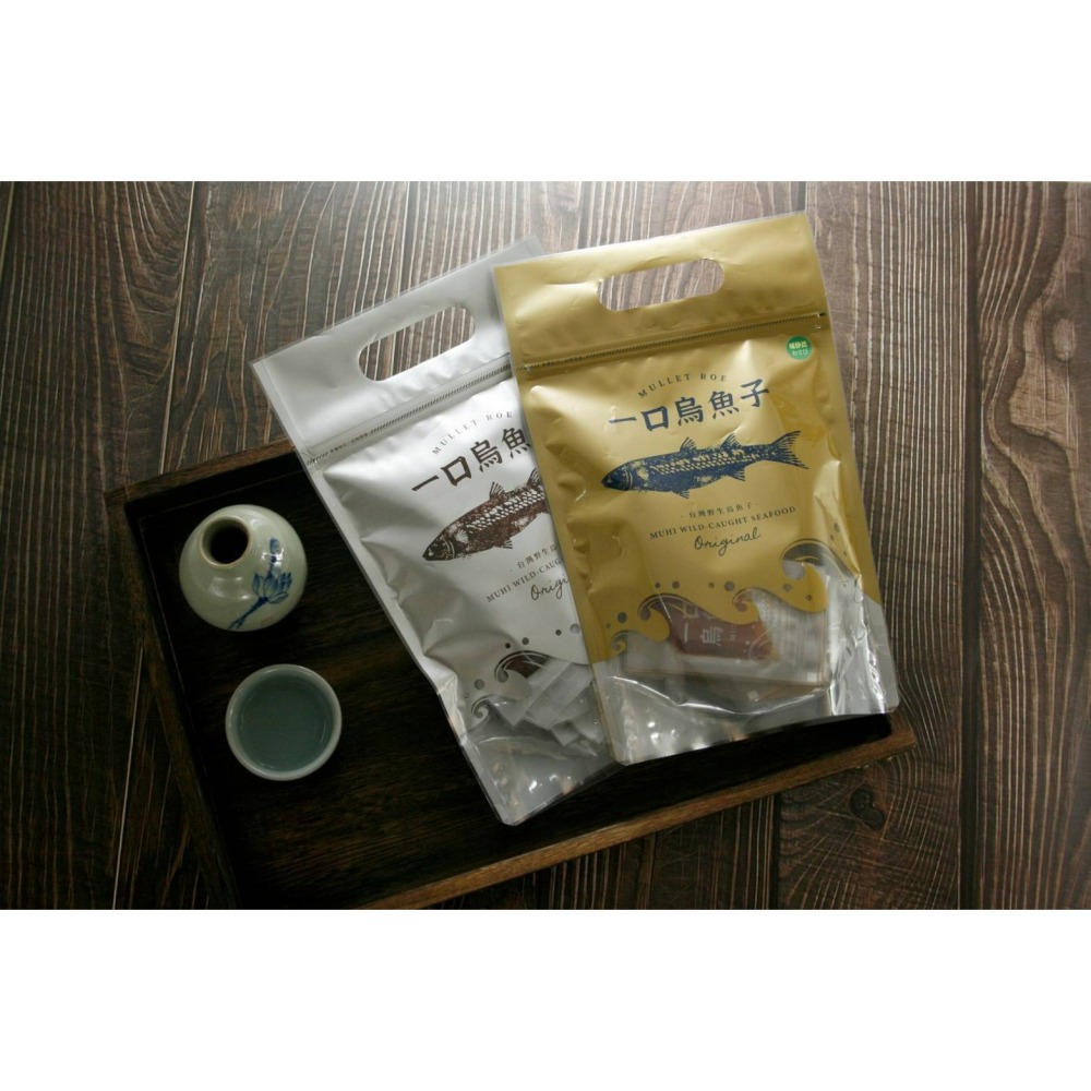 【張家海陸網】一口烏魚子 10-12片 每袋75g 台灣野生-細節圖6