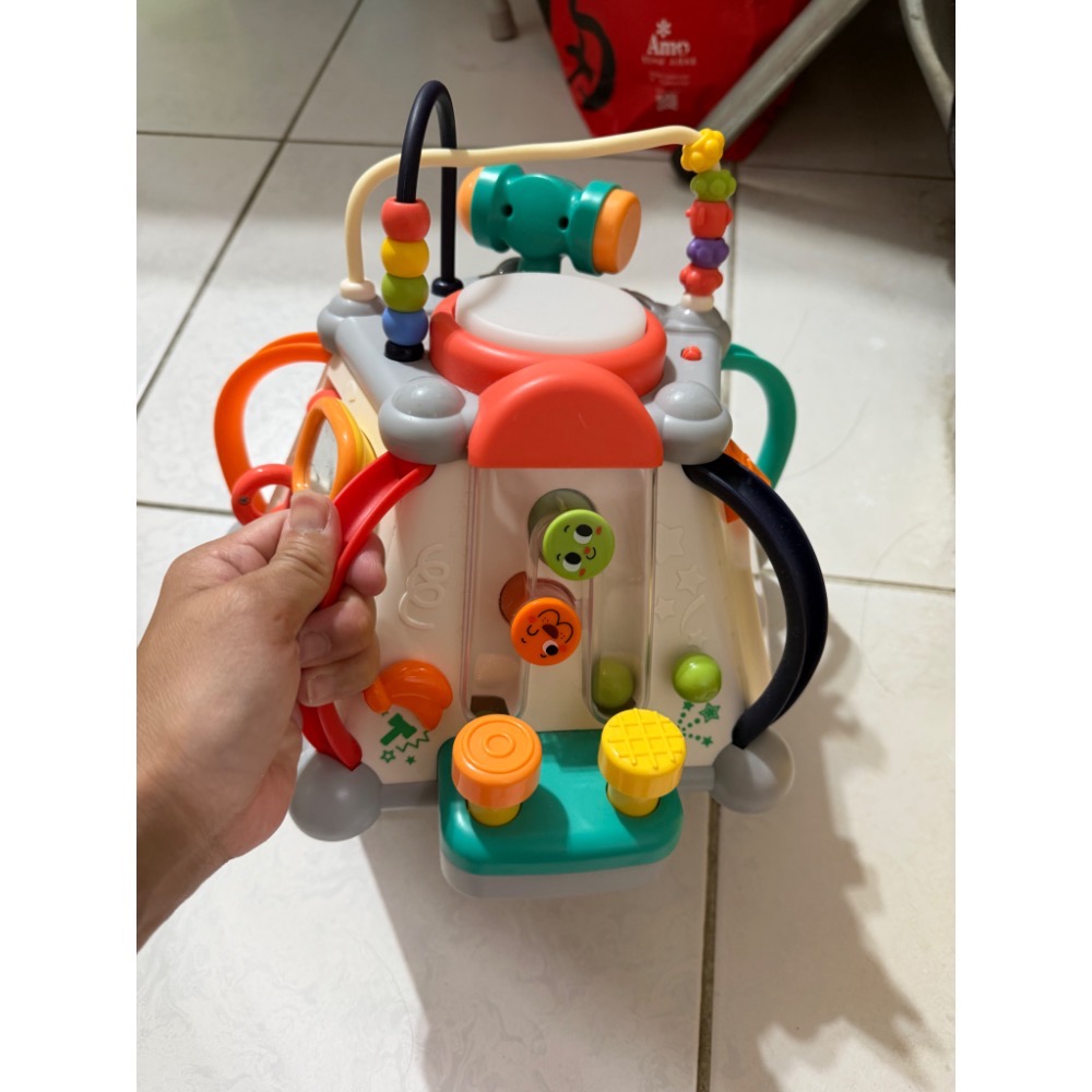 （二手）匯樂玩具｜六面音樂盒 15合1 聲光玩具 玩具-細節圖4