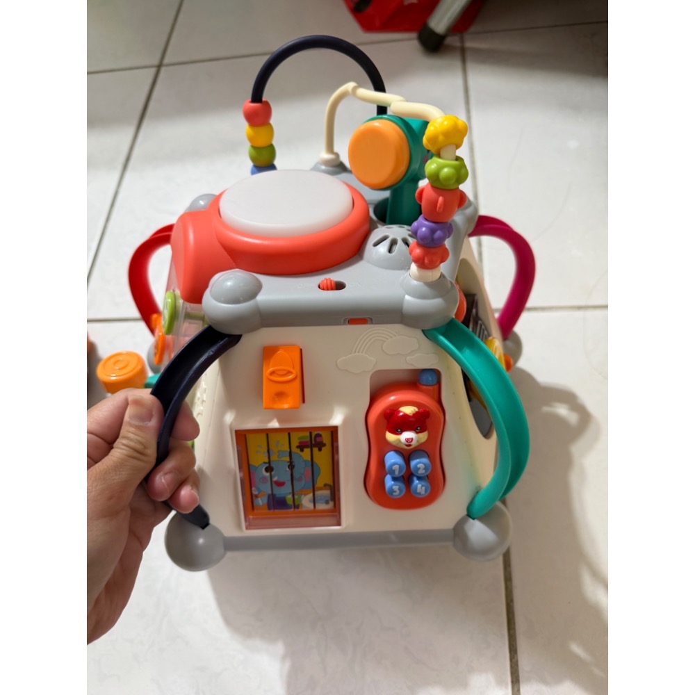 （二手）匯樂玩具｜六面音樂盒 15合1 聲光玩具 玩具-細節圖5