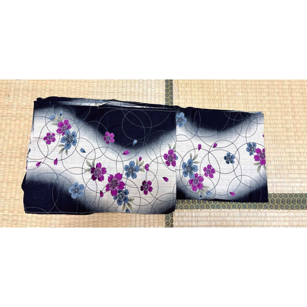 YYF2026M017  [中古] 女性浴衣 + 半幅帶-細節圖2