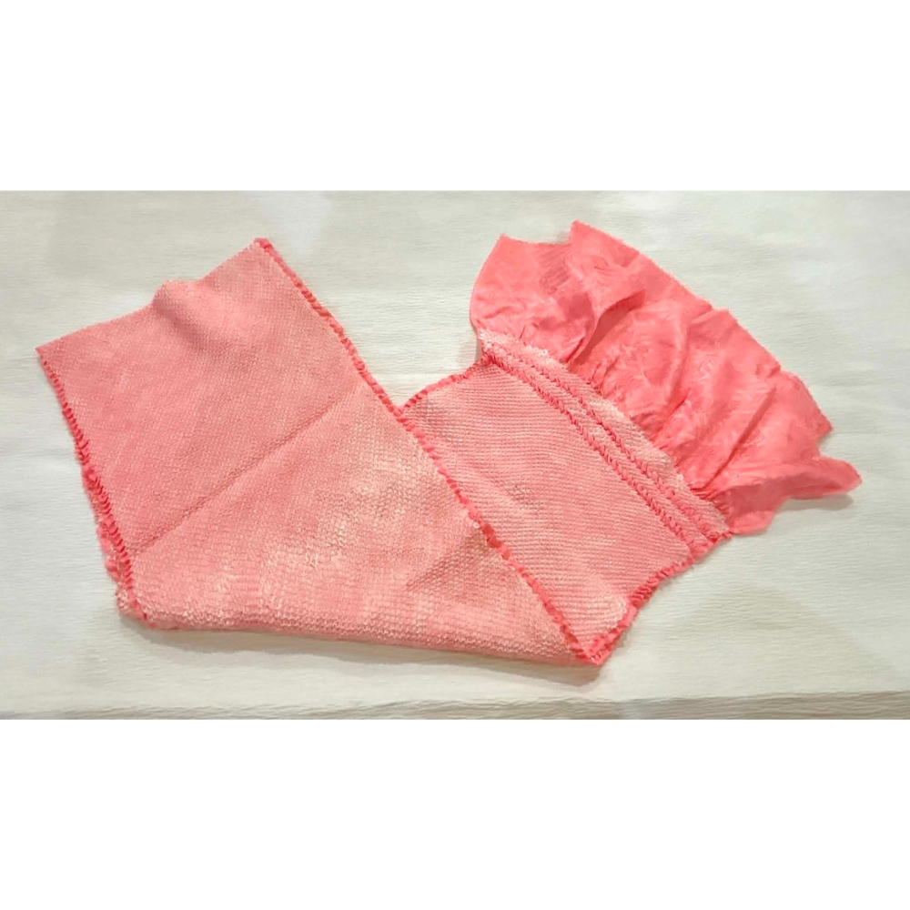 YDA2026M005 [中古帶揚] 振袖用絞染帶揚（紅色）-細節圖2