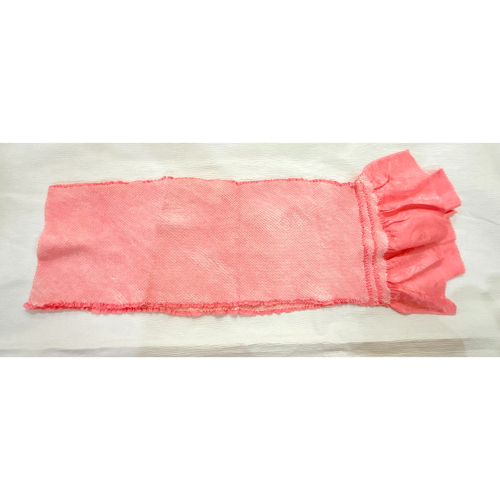YDA2026M005 [中古帶揚] 振袖用絞染帶揚（紅色）-細節圖3