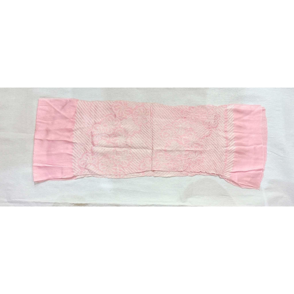 YDA2026M014 [中古帶揚] 振袖用絞染帶揚（粉色）-細節圖3