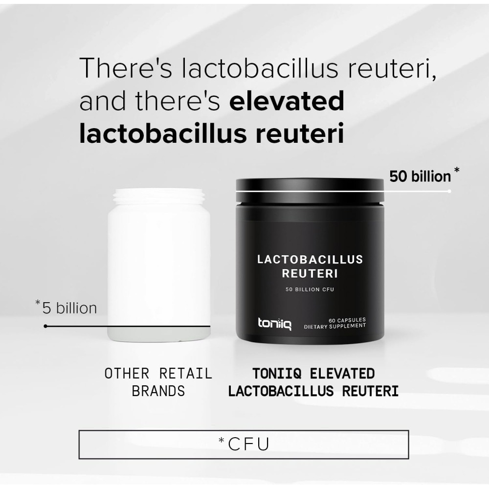 [現貨] Toniiq 羅伊氏菌Lactobacillus Reuteri 60顆素食膠囊 50 Billion CFU-細節圖8