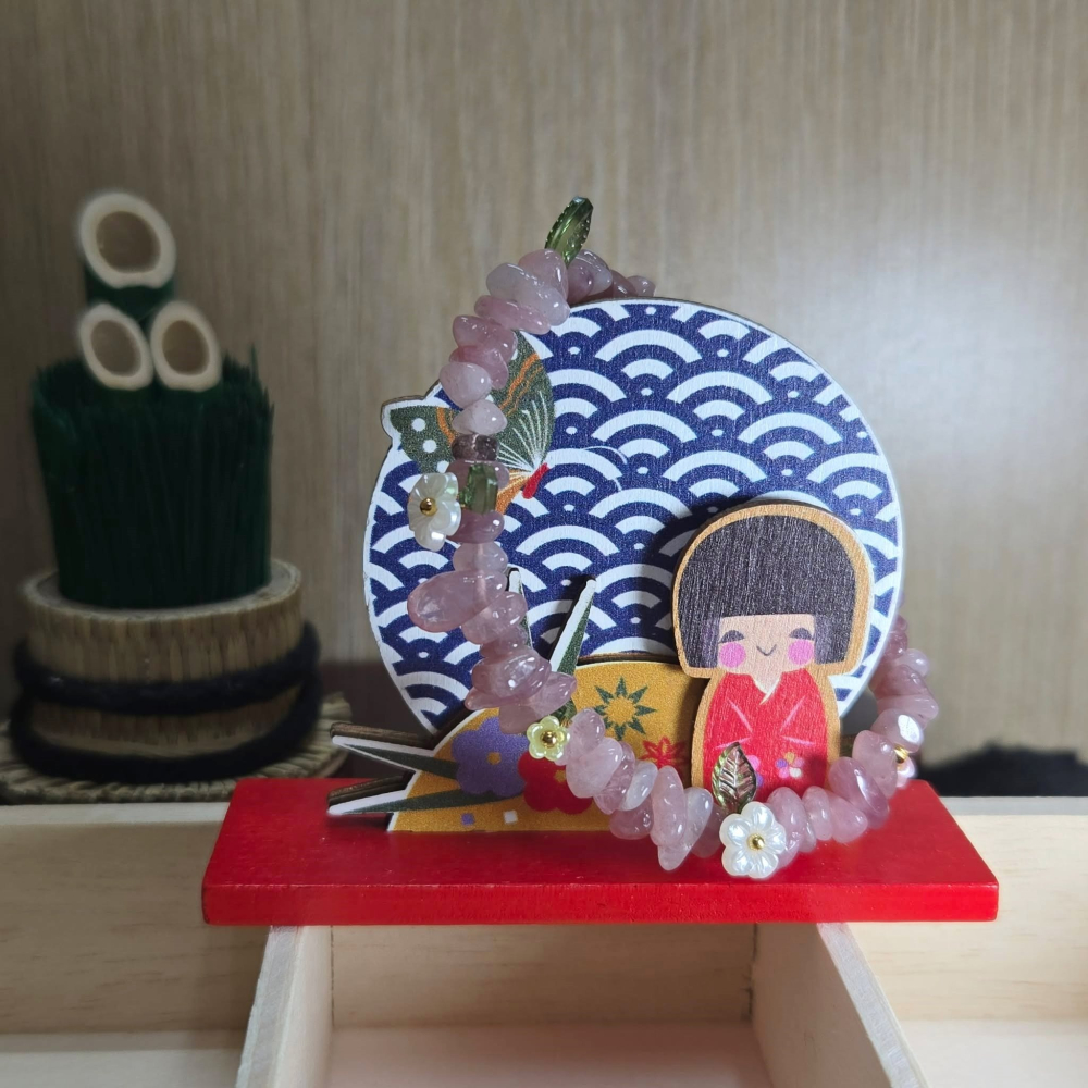 全新 溫柔 優雅 粉紫晶 手環 手鍊 手串 百元 飾品 2月 生日 聖誕 情人節 畢業 交換 開運 禮物 A0093-細節圖5