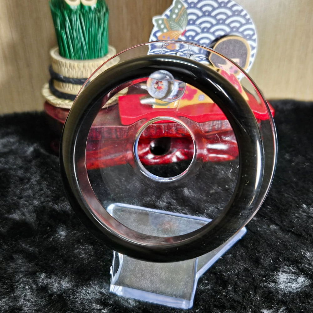 ｜守護能量，穩定內在力量｜ 56.54mm 銀曜石 手鐲 飾品 生日 聖誕 情人節 畢業 交換 開運 禮物 C0019-細節圖8