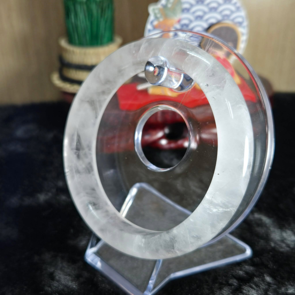 ｜藏如雲霧，自成空靈｜59.13mm 白幽靈 平安鐲 手鐲 飾品 生日 聖誕 情人節 畢業 交換 禮物 C0028-細節圖2