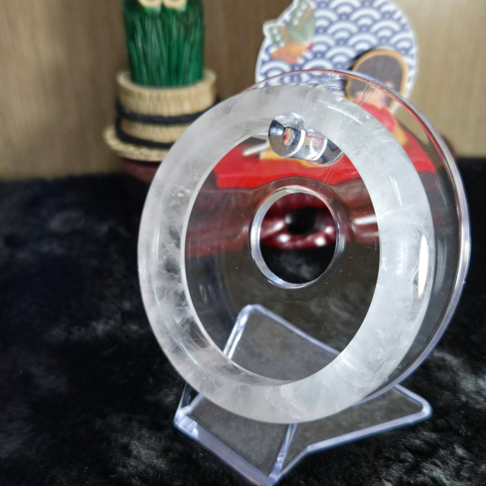 ｜藏如雲霧，自成空靈｜59.13mm 白幽靈 平安鐲 手鐲 飾品 生日 聖誕 情人節 畢業 交換 禮物 C0028-細節圖3
