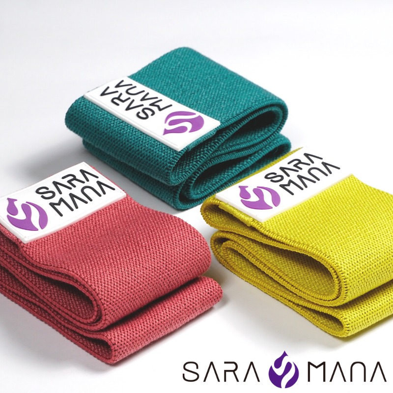 🔥獨家原創🔥【SARA MANA】現貨 翹臀圈 加寬防滑不捲邊彈力帶 翹臀彈力圈 臀圈  瘦身 健身 居家運動-細節圖5