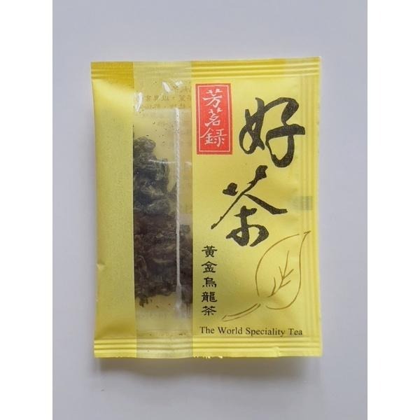 柴柴咖啡>>芳茗錄 黃金烏龍茶 (50包/袋)單包裝原片茶葉茶包烏龍茶茶包(隨機贈其他口味茶包)-細節圖2