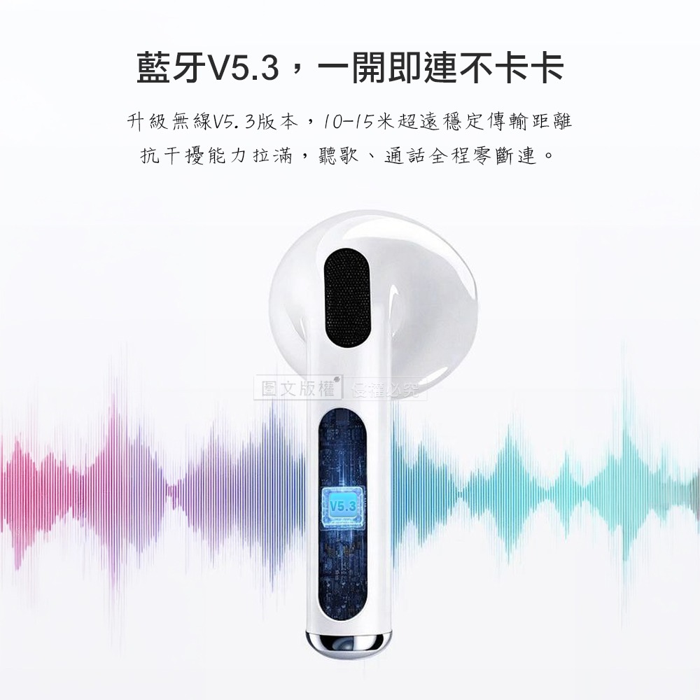 威力家 HANG HiFi V5.3雙充智能觸控真無線藍牙耳機 支援無線/有線充電-細節圖6