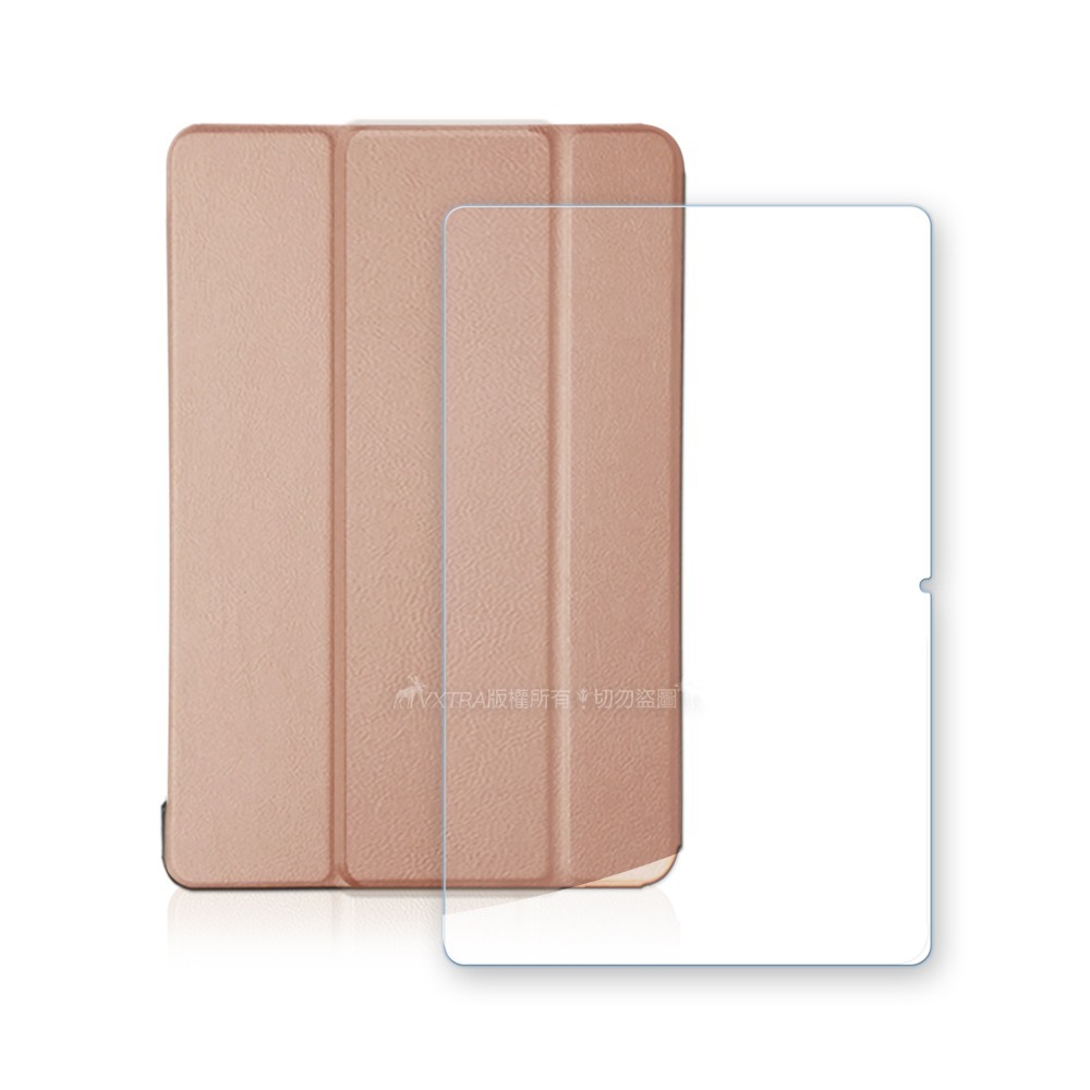 威力家 VXTRA 紅米Redmi Pad 2 9.7吋 經典皮紋三折皮套+9H鋼化玻璃貼(合購價)-規格圖10
