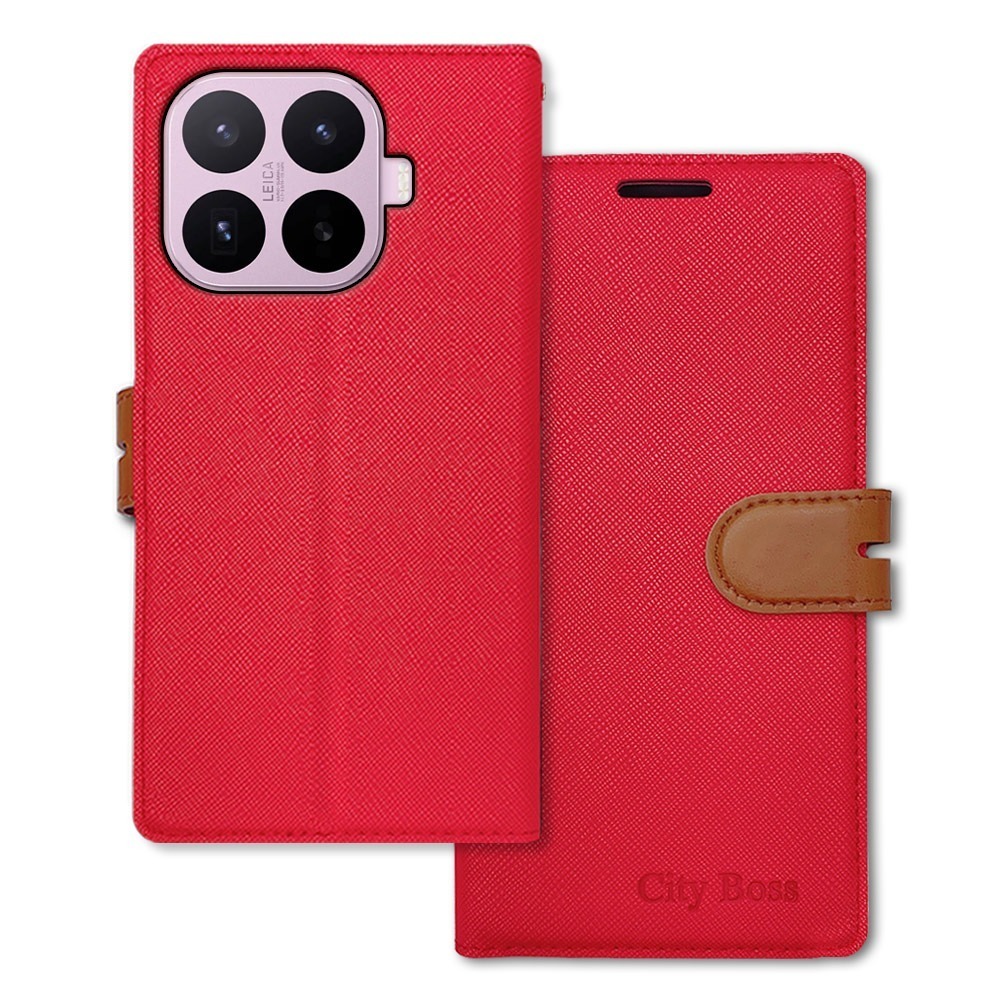 威力家 CITY都會風 小米 Xiaomi 17T 插卡立架磁力手機皮套 有吊飾孔-規格圖5