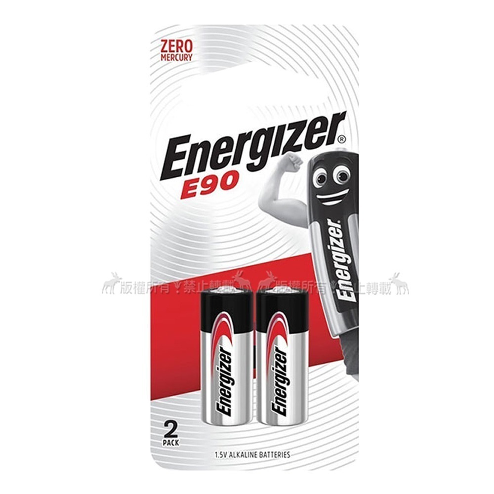 威力家 Energizer 勁量 N-LR1 E90 BP-2 持久型5號鹼性電池 (2顆入)-規格圖1